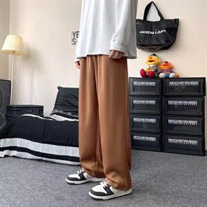 218-1-P35-CKZ98潮男时尚宽松休闲百搭裤图片