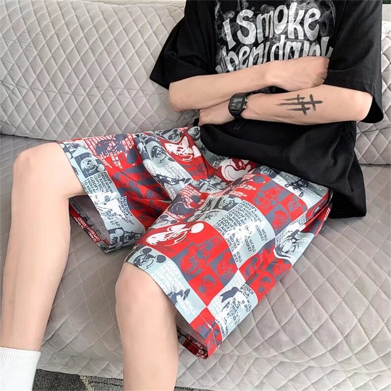 男春季潮流时尚休闲短裤D402P21图片