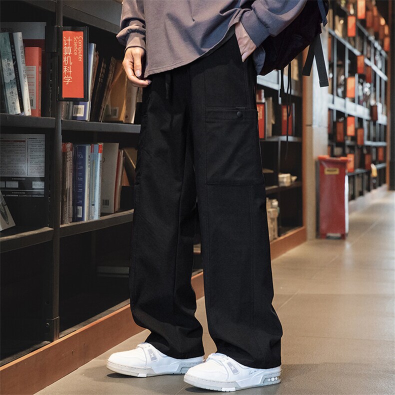 春夏季美式休闲裤男款宽松直筒2026新款美式工装裤子男Z9856-P45,男装休闲裤,星座509