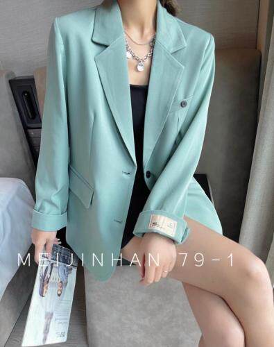 美巾涵秋季早秋薄款西装外套，女装西装，美巾涵