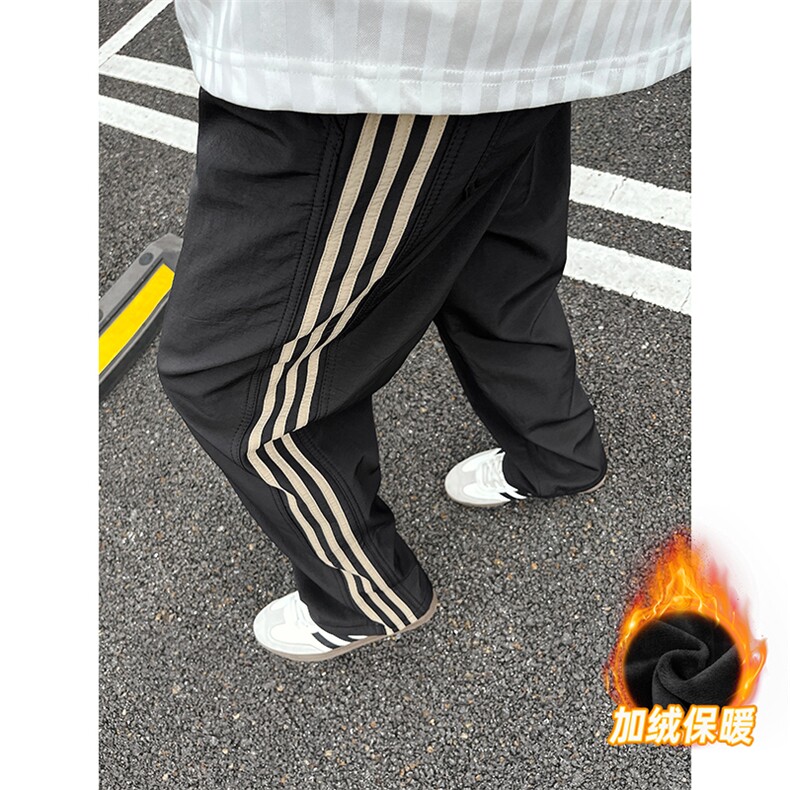 A178-5036A-特P45限价79加绒三防面料秋冬季三条杠裤子,男装休闲裤,电商A178