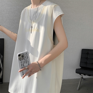 8XL-M 重磅！特大码短袖T恤背心男宽松休闲假两件篮球服DX317P68图片