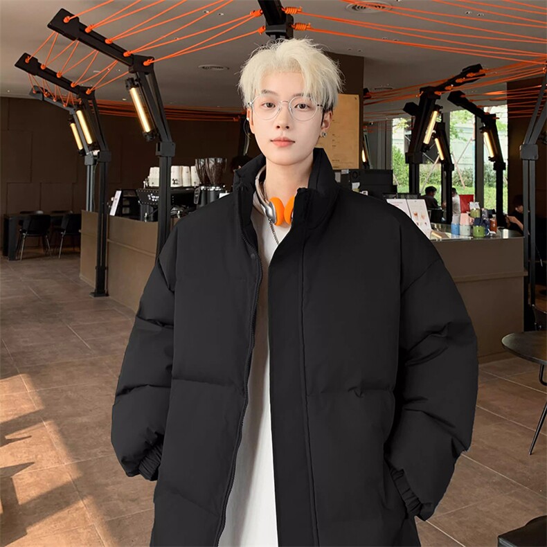 现货高品质美式高街冬季重磅三防加厚羽绒棉衣厚外套面包棉服，男装棉衣，电商A486-1