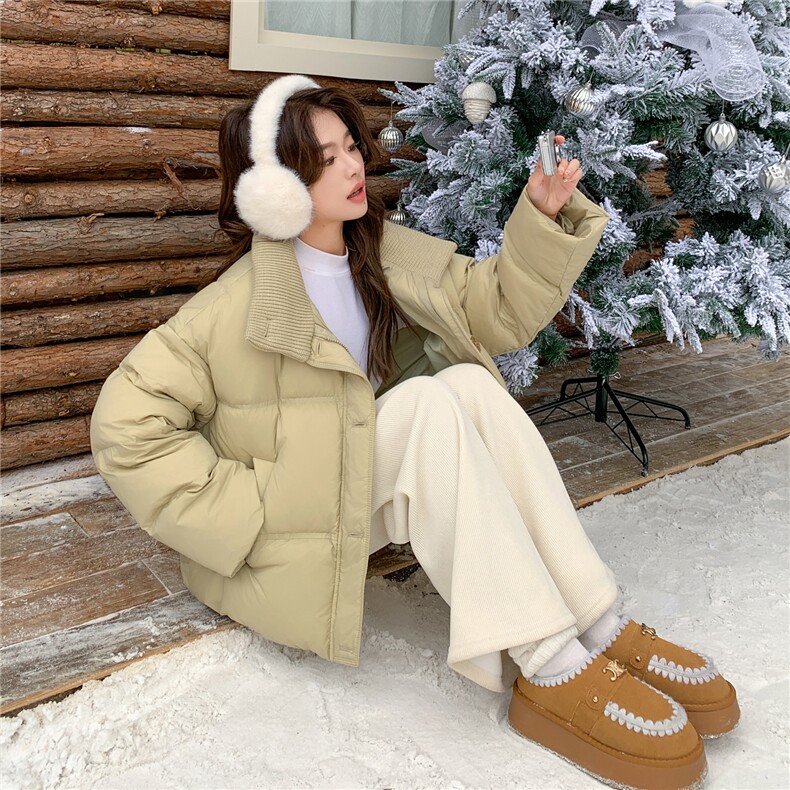 数据好现货2026冬季新款25121-P255-K388针织拼接50绒羽绒服,女装羽绒服,浙宝128（原290）