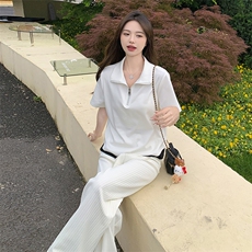 时尚半拉链撞色针织衫显瘦百搭修身毛衣，女装针织衫/毛衣，鑫慧