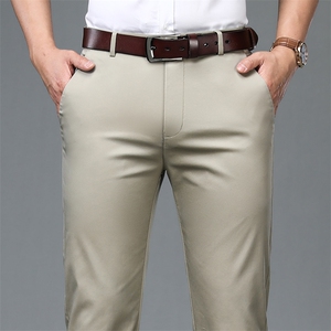 春季时尚长裤纯色2023年口袋百搭中老年裤子西裤SD2601,男装西裤,钱塘6003（原4033）