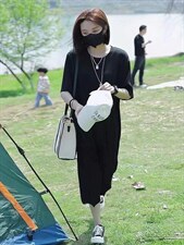 乱压皱休闲裙，其它，斐媞梦