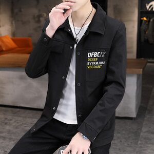 男士外套秋季韩版潮流ins修身帅气翻领上衣男生夹克衣DS010-P55图片