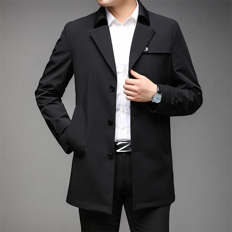 AB8207钱塘2020-3常年款不断货男士翻领商务休闲夹克精品P155,男装夹克,钱塘207-3