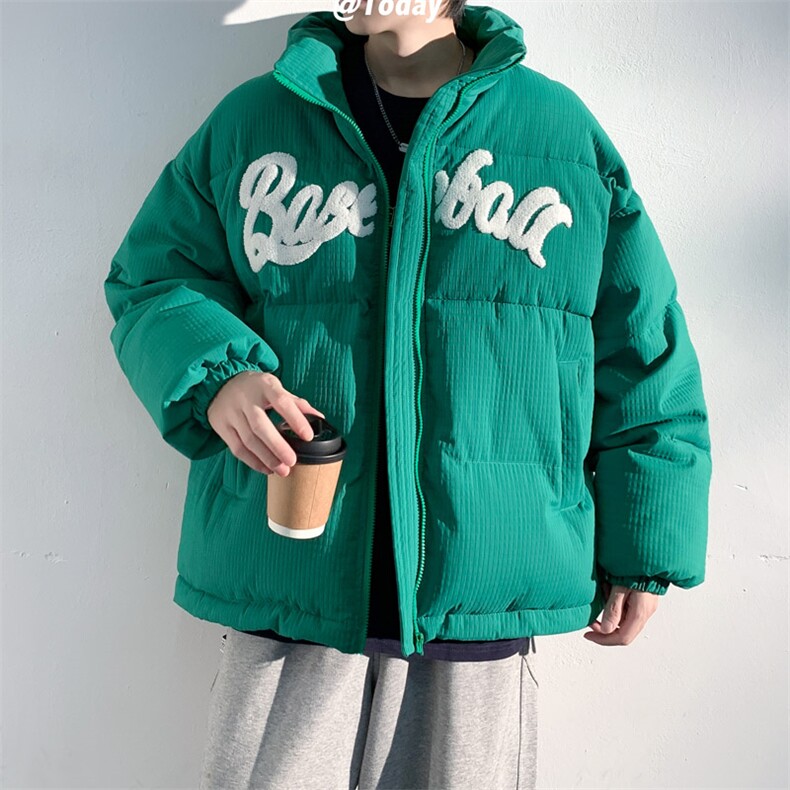 光影2023冬季新款毛巾绣立领棉衣玉米格加厚棉服外套MYTC157P95,男装棉衣,电商B220
