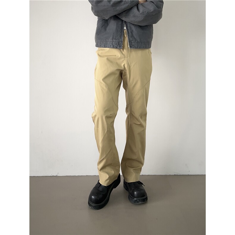 美式户外褶皱设计冲锋裤男防风徒步登山裤子防水耐磨CF157-P50，男装休闲裤，星座310A-4
