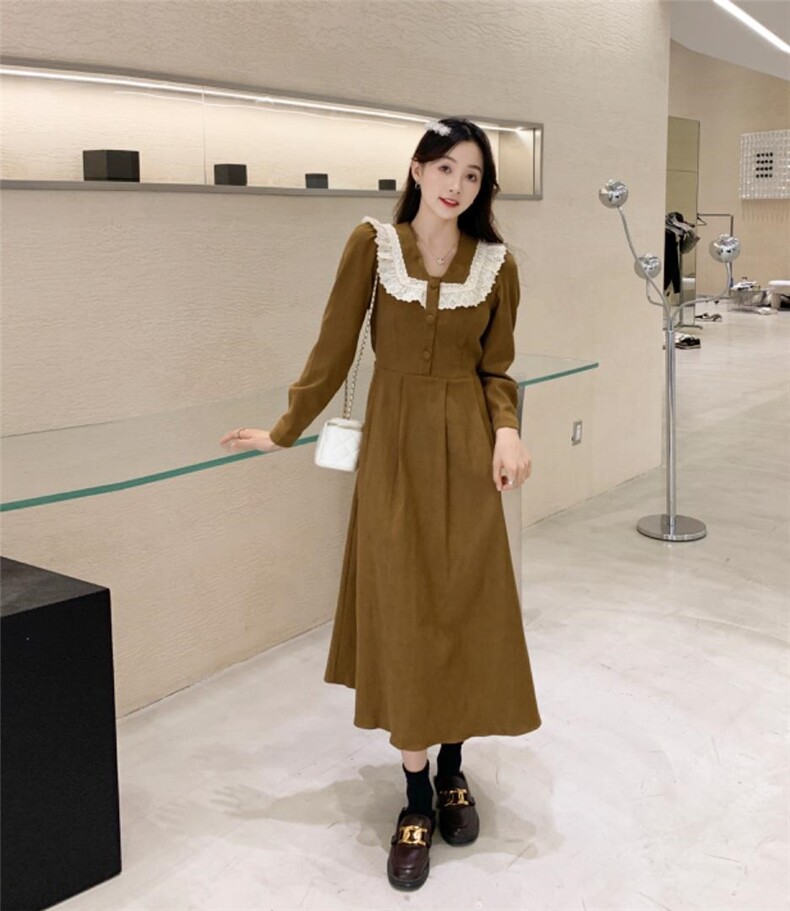 韩版时尚连衣裙，女装连衣裙，E莎