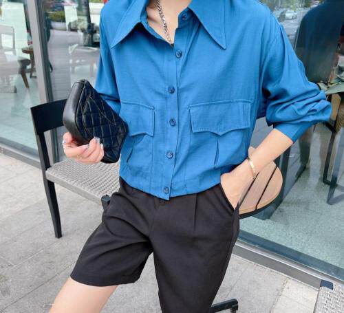 秋款百搭衬衣，其它，沐·沐