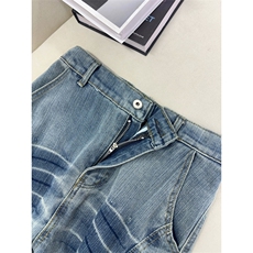 B221美式ins高街暗黑宽松直筒竹节纹工装牛仔裤LK26614-特P55控98，男装牛仔裤，电商B221