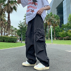 美式口袋工装裤潮牌高街oversize宽松束脚休闲长裤AK9527-P48，男装休闲裤，星座1001-1