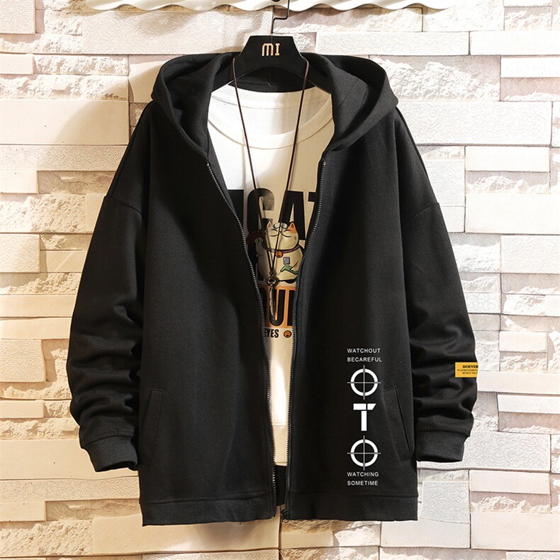 KS21114-P38连帽开衫卫衣男运动外套大码班服砖墙挂拍,男装卫衣,电商A040A