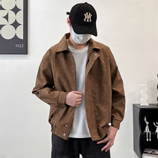 美式复古宽松皮衣男外套秋款潮PU皮夹克男女防水机车服A145-P75，男装皮衣，星座1109-3