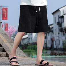 2025夏新款男装新中式风禅意龙纹提花针织休闲短裤DK100-P40，男装牛仔裤，电商B277(原6028)
