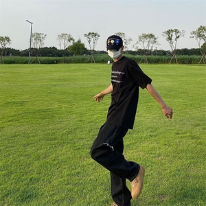 有货（版权注册）小众上衣男夏季ins纯棉t恤短袖 T1913特P23控39图片