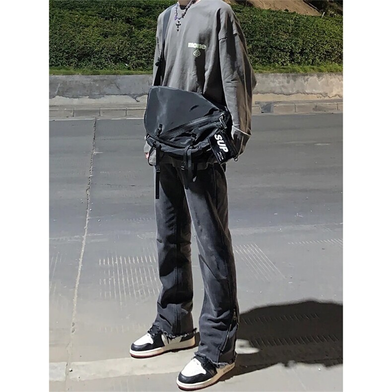 美式hiphop纯色修身直筒牛仔裤控价68,男装牛仔裤,星座310A-4