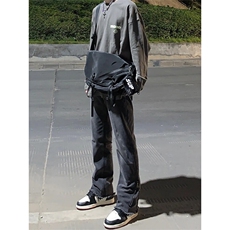 美式hiphop纯色修身直筒牛仔裤控价68，男装牛仔裤，星座310A-4