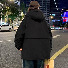 冬上新加棉加厚棉服中性保暖连帽棉衣外套男女8321-P110控价158，男装棉衣，电商A441-1