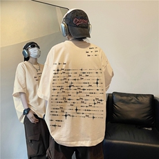 得物直播品质220克纯棉精梳印花T恤短袖dcm265-特批20控38，男装T恤，星座605(原A050)