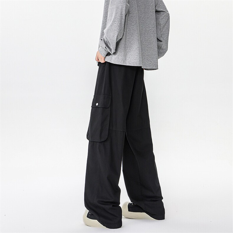 8XL-M美式高街工装裤2025春季大码直筒裤休闲裤阔腿裤KZ1910/P68,男装工装外套,电商B238