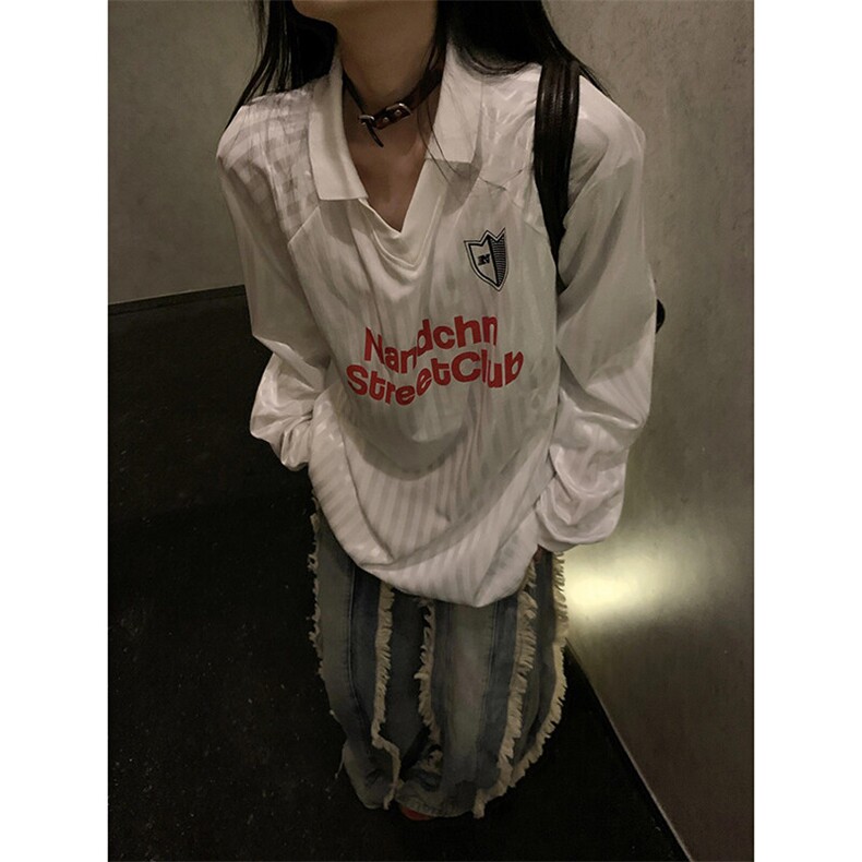 现货！美式复古条纹字母印花冰感长袖速干T恤-特P34，男装T恤，星座617C