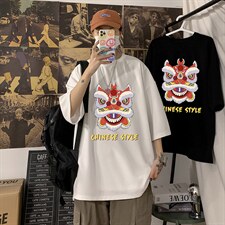 Q11185-P30春夏季七分袖t恤男大码五分袖男短袖中袖，男装T恤，电商A040