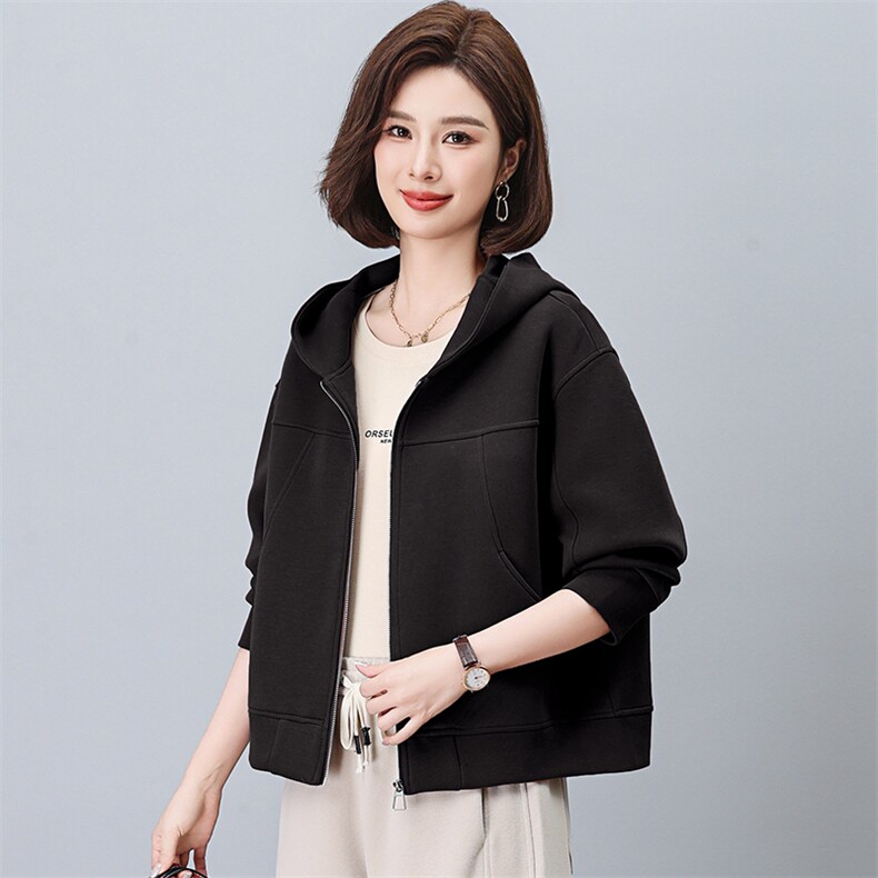 2026春秋季时尚简约大方气质优雅显瘦休闲百搭潮流短外套,女装短外套,独衣靓
