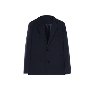 高级感小西装外套黑色oversize痞帅潮男士休闲西服-X382特批70图片