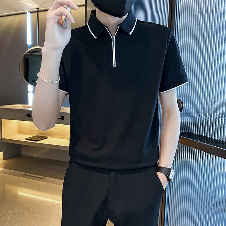 2024高转化深度备货主推短袖T恤翻领Polo衫T0256-P48,男装T恤,电商D342