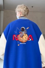 摇粒绒棒球服男大码开衫卫衣男夹克BF86287-P65，男装夹克，电商A040