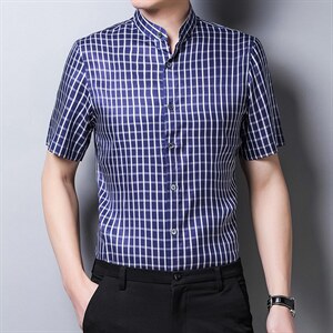 GBN513-1夏季新款男式休闲衬衫纯短袖时尚衬衣P480图片