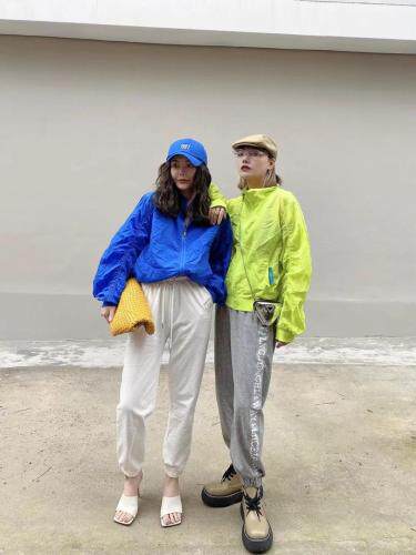 现货夏季彩色防晒衣，女装，姚贝尔