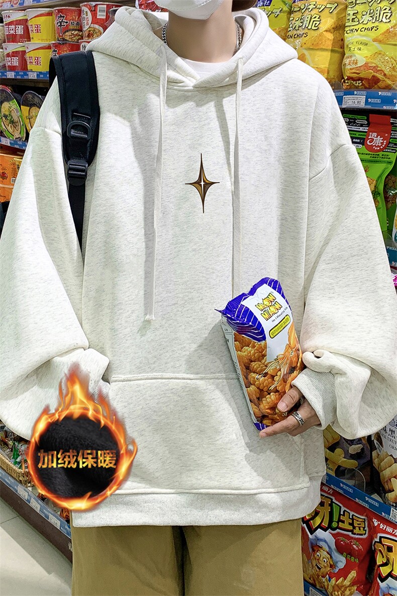 抖音供货、复合重磅加绒现货连帽卫衣宽松D223A-JR-WY2363-特P40,男装卫衣,电商019-1