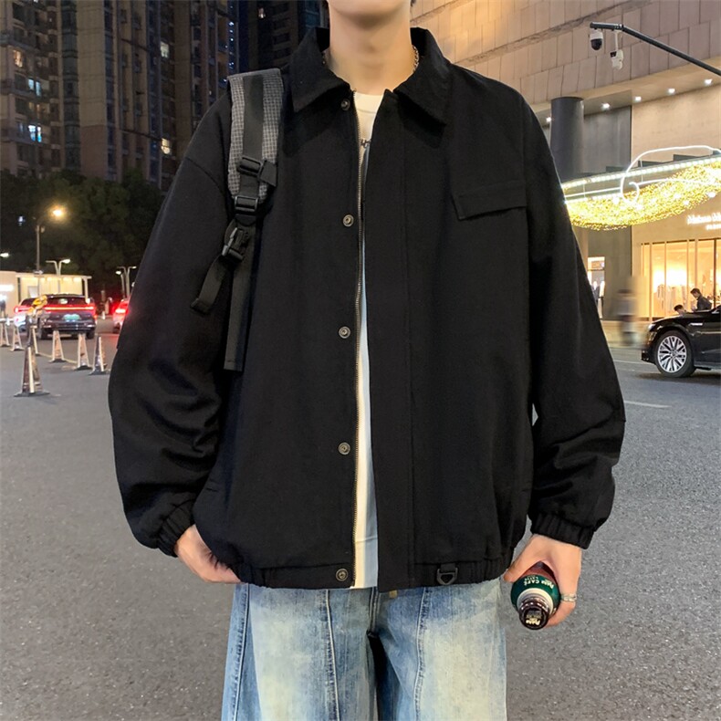 夜景秋季新款水洗纯棉夹克男士休闲外套A406JK2560P85,男装夹克,星座309（原A406）