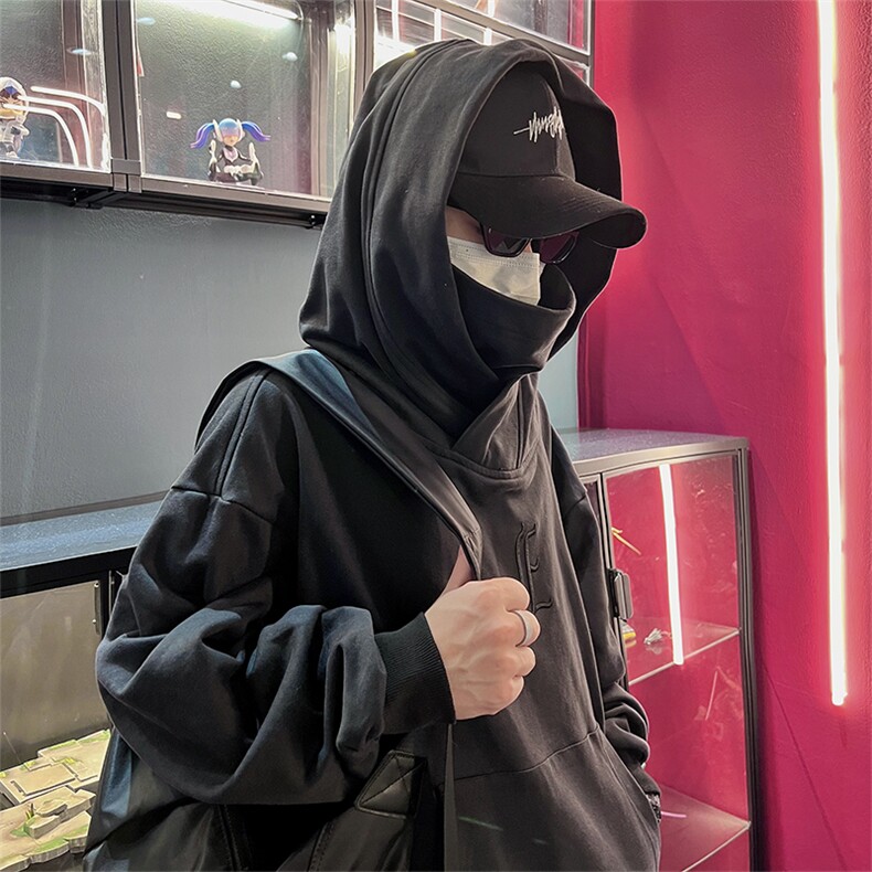 品质重磅新款春季社恐卫衣连帽宽松W023-P55,男装卫衣,电商A021