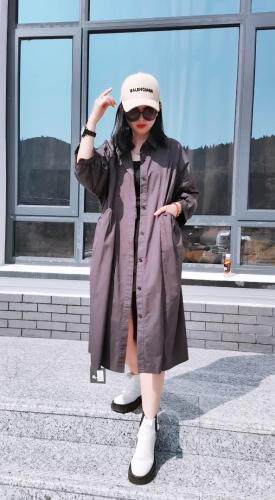 2021秋装风衣，女装风衣，艾菲尔服饰