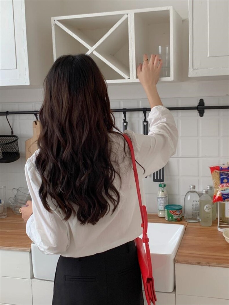 木耳边韩系立领小衫，其它，DAP