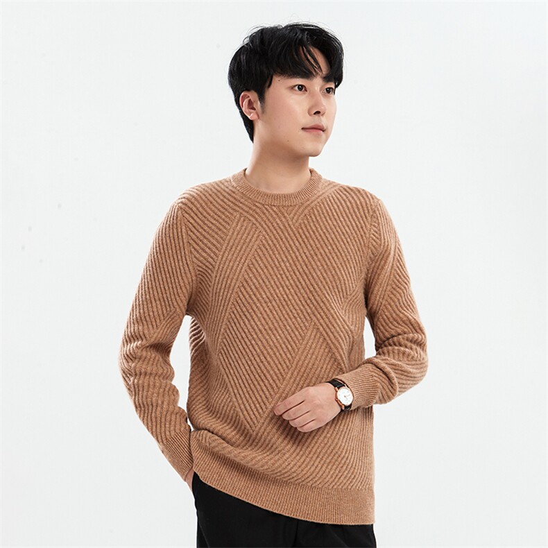 2024新款春秋新款时尚经典百搭打底衫羊毛衫，男装羊毛衫，牧绒家园高端店
