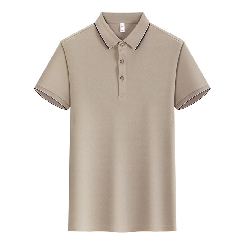拼接翻领半扣工作服春季2528-p28,男装T恤,星座1602B（原101B-1）