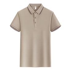 拼接翻领半扣工作服春季2528-p28，男装T恤，星座1602B（原101B-1）