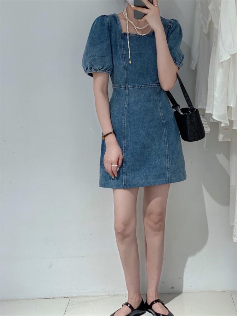 显瘦牛仔短裙，其它，驿谷