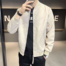 2025新款春秋季夹克外套男士棒球领衣服潮流新品男装上衣2215-P70，男装夹克，电商A225