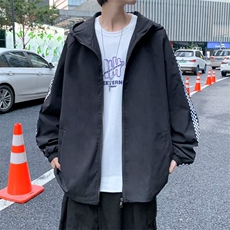 长袖潮流外穿男ins连帽简约青春流行慵懒潮夹克GW15P38，男装夹克，星座1116-2