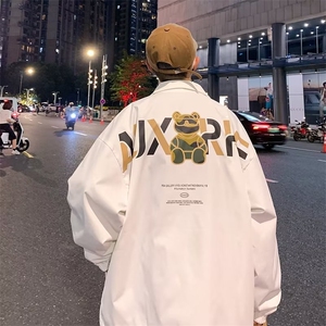 男秋季2023新款长袖夹克外套G08P55图片