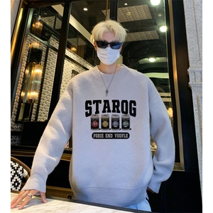 高质量！秋冬季半高领毛衣男加绒加厚线衣男针织衫男MY258-特p38图片