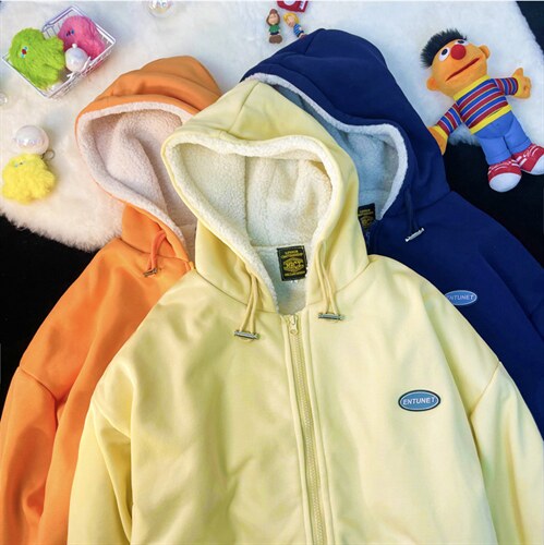 MY205-P85加厚卫衣棉衣羊羔毛棉服羊羔绒中性外套，男装棉衣，星座1408-1